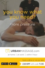 Urban Massage Tube Poster
